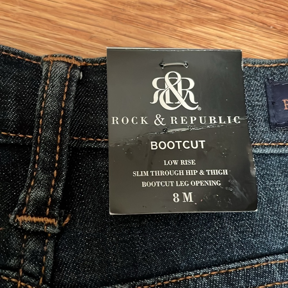 Women’s Rock & Republic Bootcut Jeans size 8 - New with tags - Picture 7 of 9
